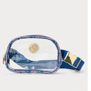 NEW Lilly Pulitzer GWP Clear Belt Waist Bag Dahlia Delicious Accessory One Size